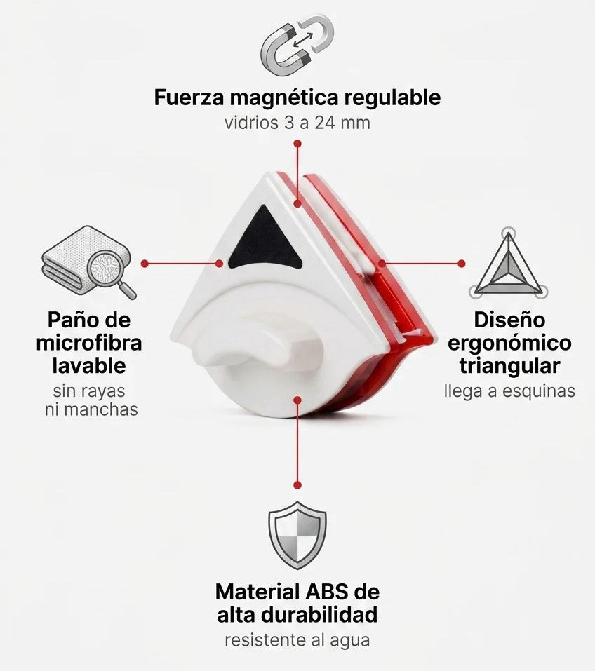 LIMPIADOR MAGNETICO DOBLE CARA
