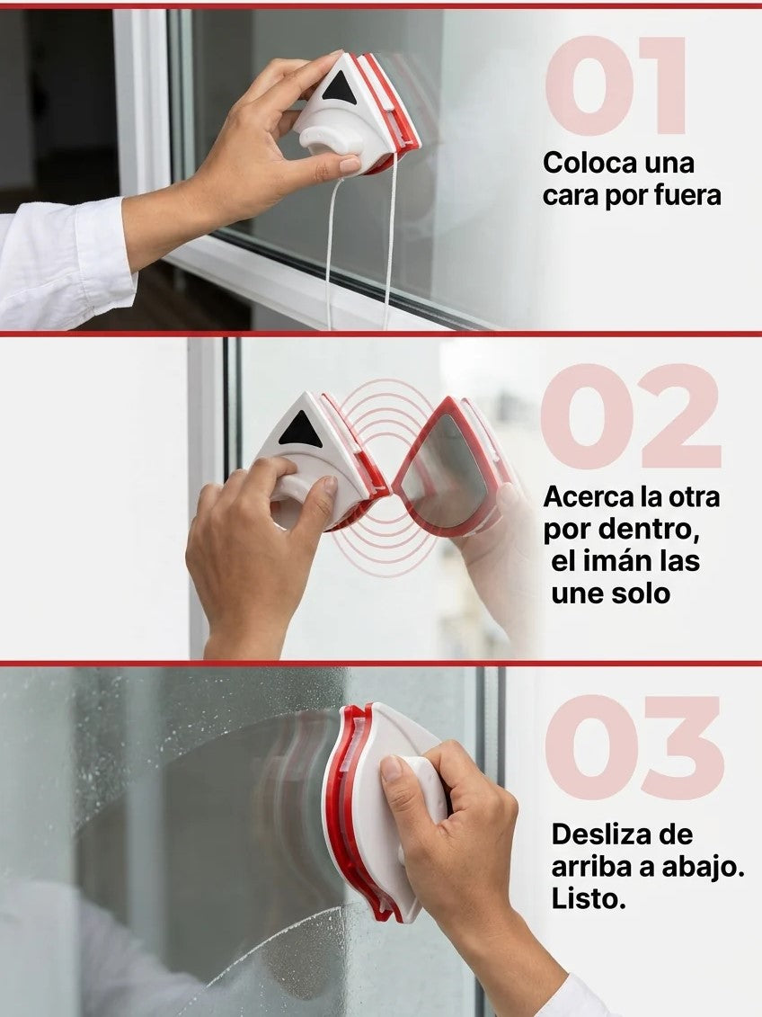 LIMPIADOR MAGNETICO DOBLE CARA